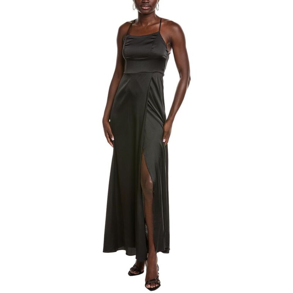 Maison Maar Womens  Maxi Dress, Black